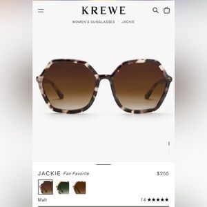 Krewe - JACKIE sunglasses - malt